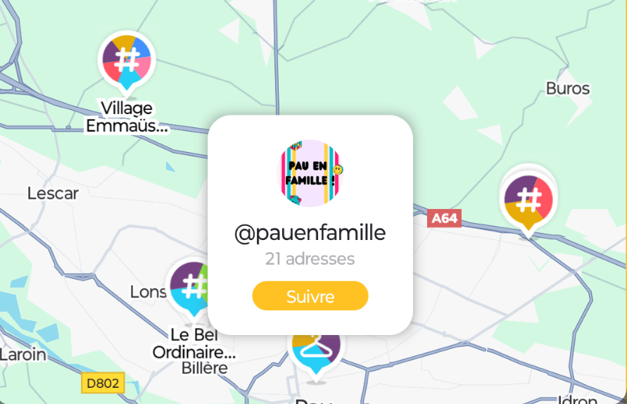 Mapstr : retrouvez les activités testées et approuvées par Pau en famille&nbsp;!
